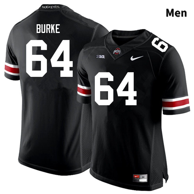 Ohio State Buckeyes Quinton Burke Men's #64 Black Authentic Stitched College Football Jersey